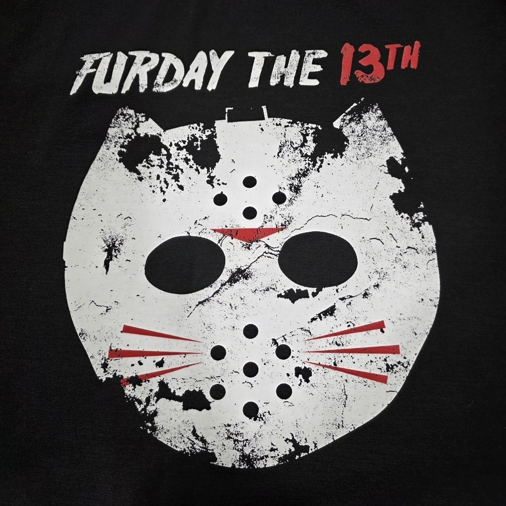 FURDAY The 13th Short Sleeve Graphic TShirt Black Size M